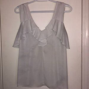 Express White Tank Top Blouse